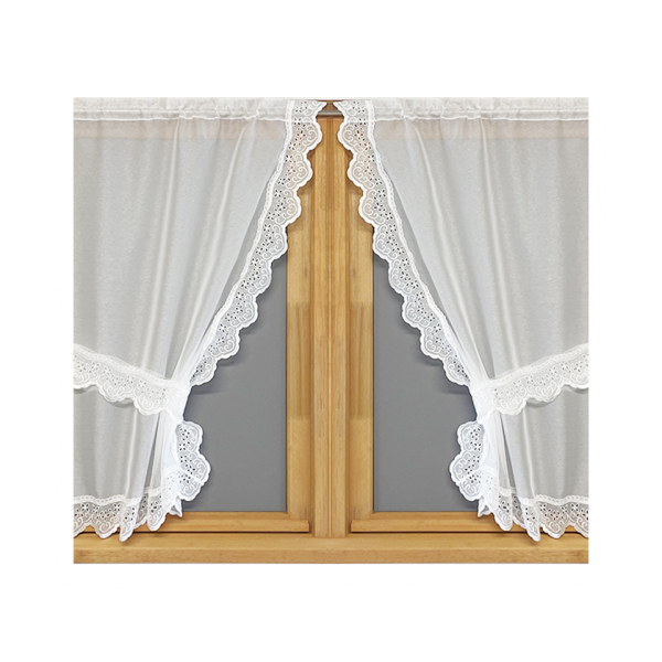 AGATHE Trimmed curtains